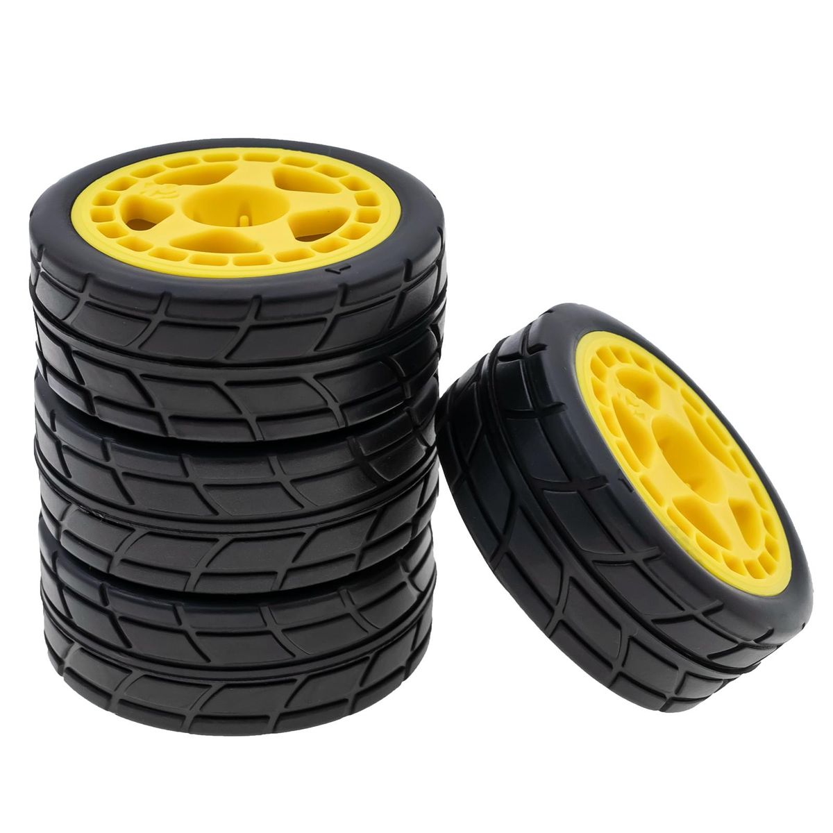 Remote Control Off-Road Rally Car Tires 67*45*27mm 4pcs Replacement for TAMIYA TT02 XV01 HSP 94123 HPI KYOSHO WLtoys 1/10 Remote Control Car Wheel
