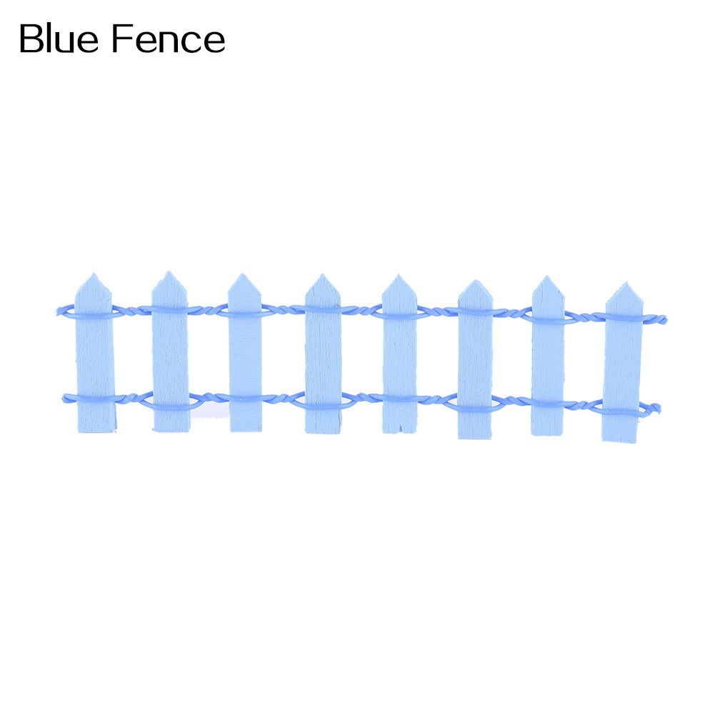 Mini Fairy Garden Miniature House Fence Craft DIY Micro-