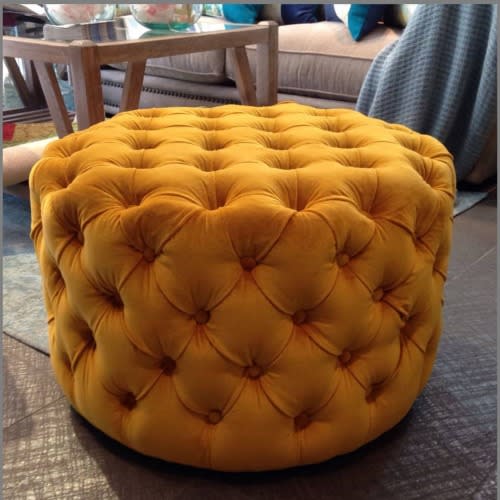 Multi Functional Ottoman/ Center Piece - Fabric