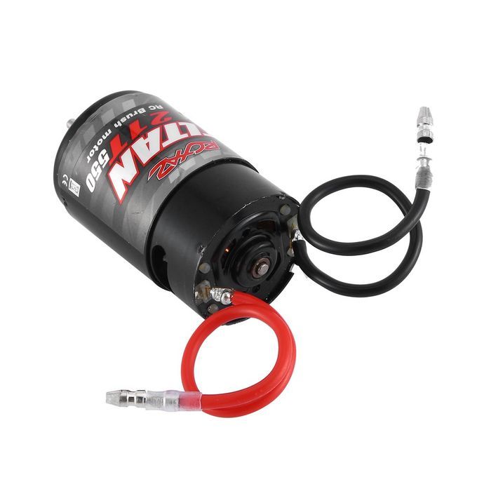 5  Brushed Motor 12T 21T 29T 35T For Axial 1:10 R   Rawler R   Ar Parts-Black-21T With ESC