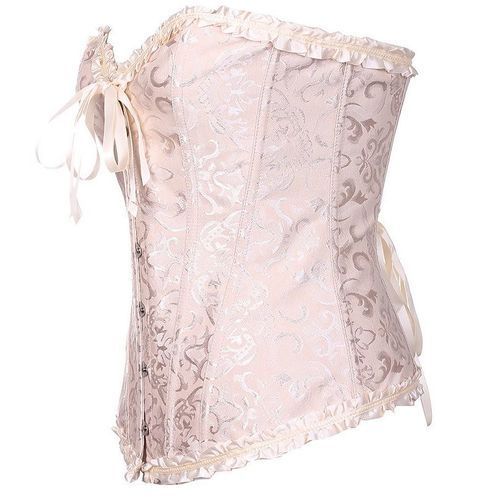 Apricot Corset Top Waist Cinchers Shaper Women Steampunk   Plus Size