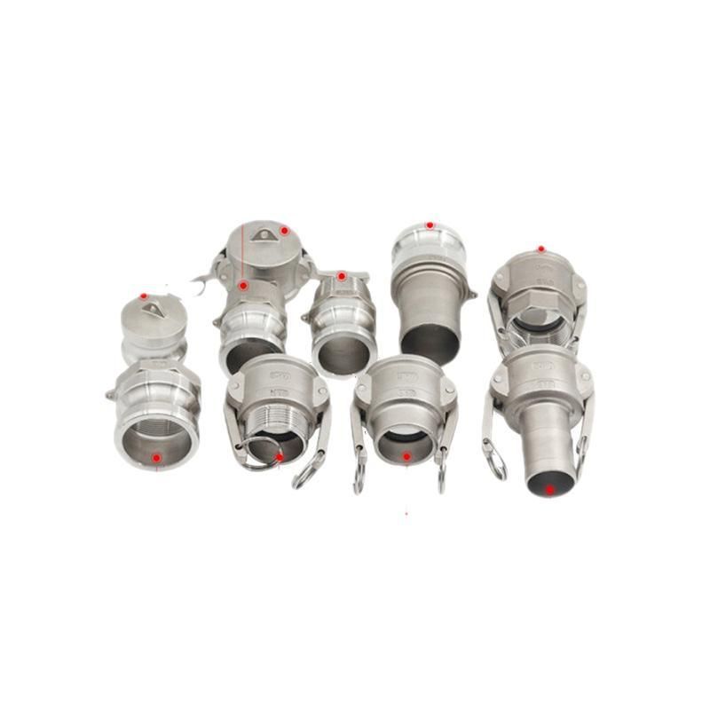 304/316 Stainless Steel Quick Connector Oil Accessories Leather Tube Male End E-Type Quick Installation E-Type Connector