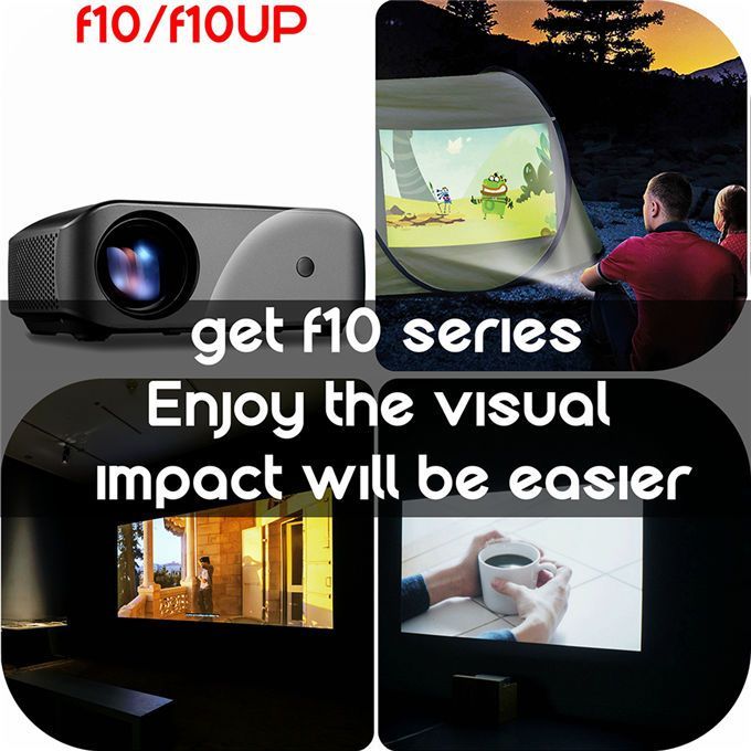 Max 200 "HD Large Screen TV 4K Projector Led Proyector 1080P Home Theater WiFi