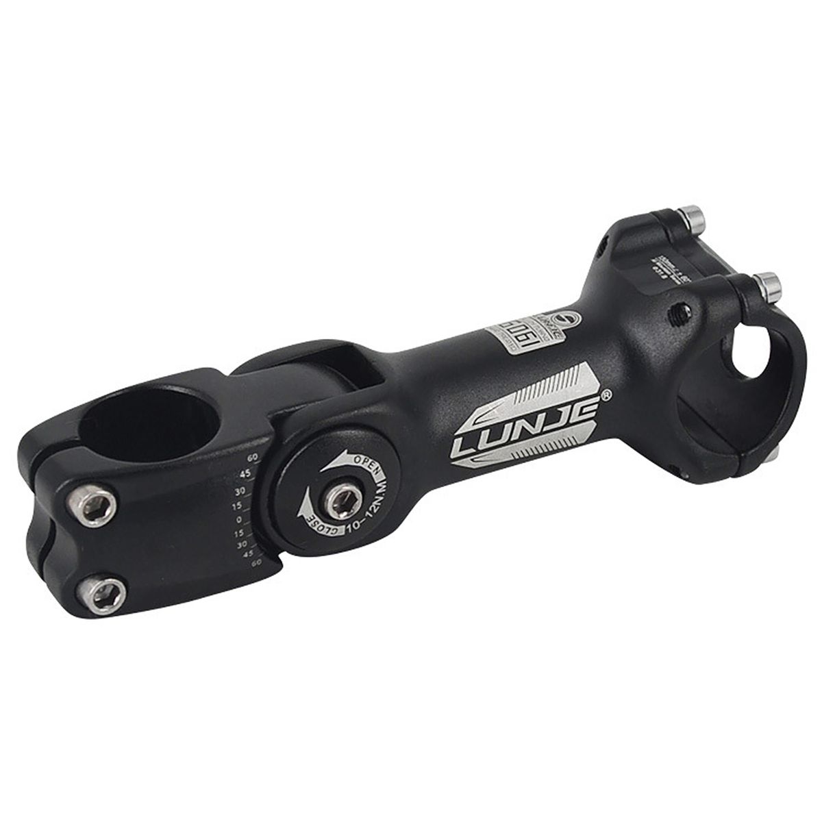 Aluminum Alloy Bike Stem 31.8 X 130mm 0-60 Degree Adjustable