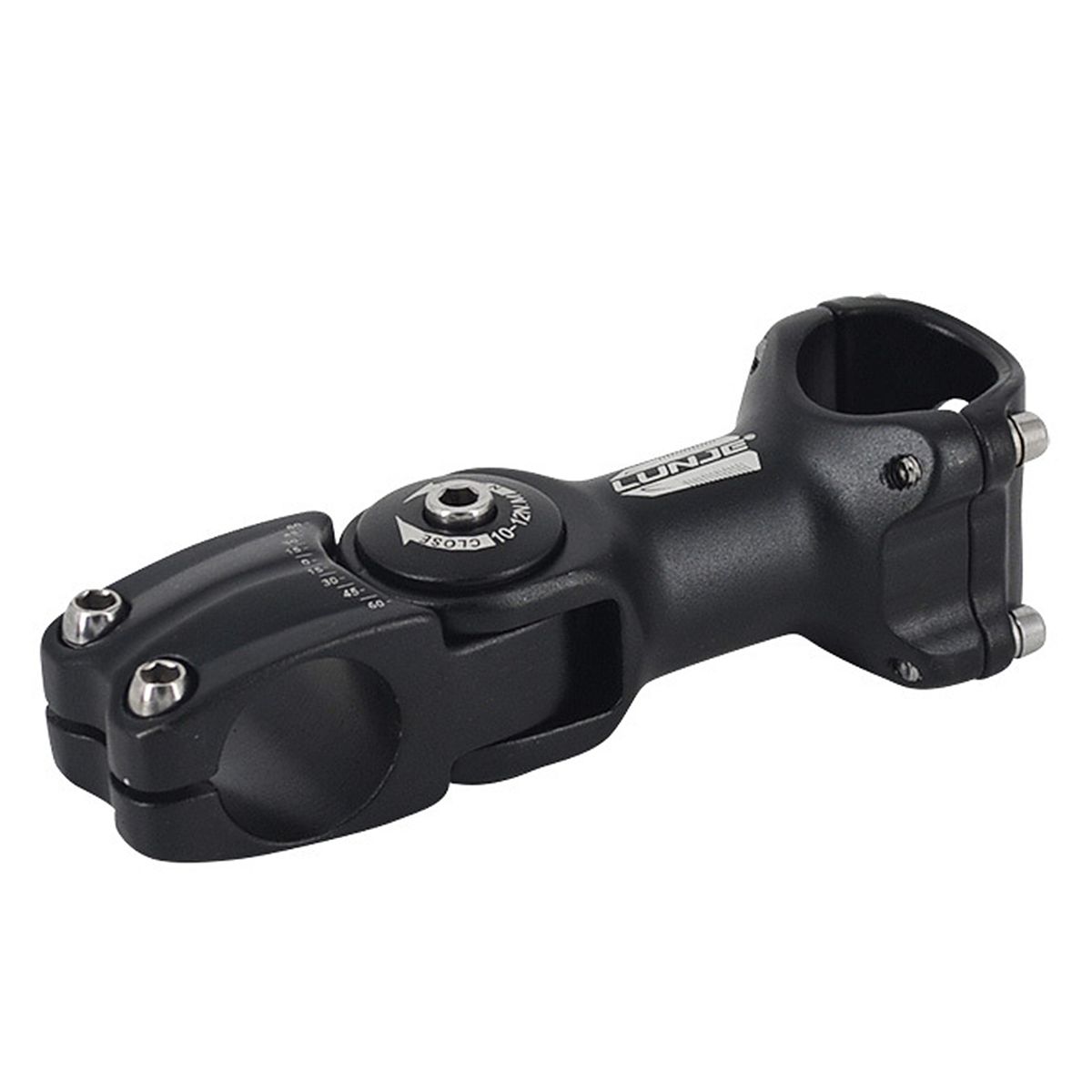 Aluminum Alloy Bike Stem 31.8 X 130mm 0-60 Degree Adjustable