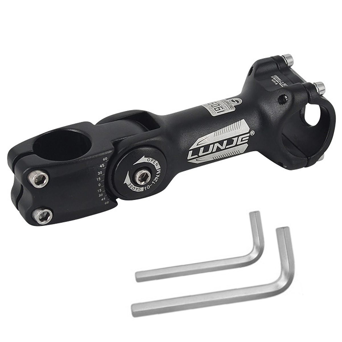 Aluminum Alloy Bike Stem 31.8 X 130mm 0-60 Degree Adjustable
