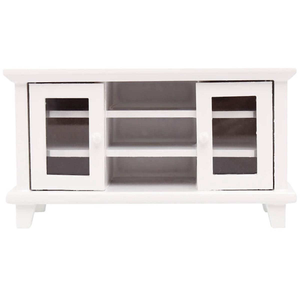 1/12 Scale Dollhouse Furniture Miniatures TV Cabinet Stand
