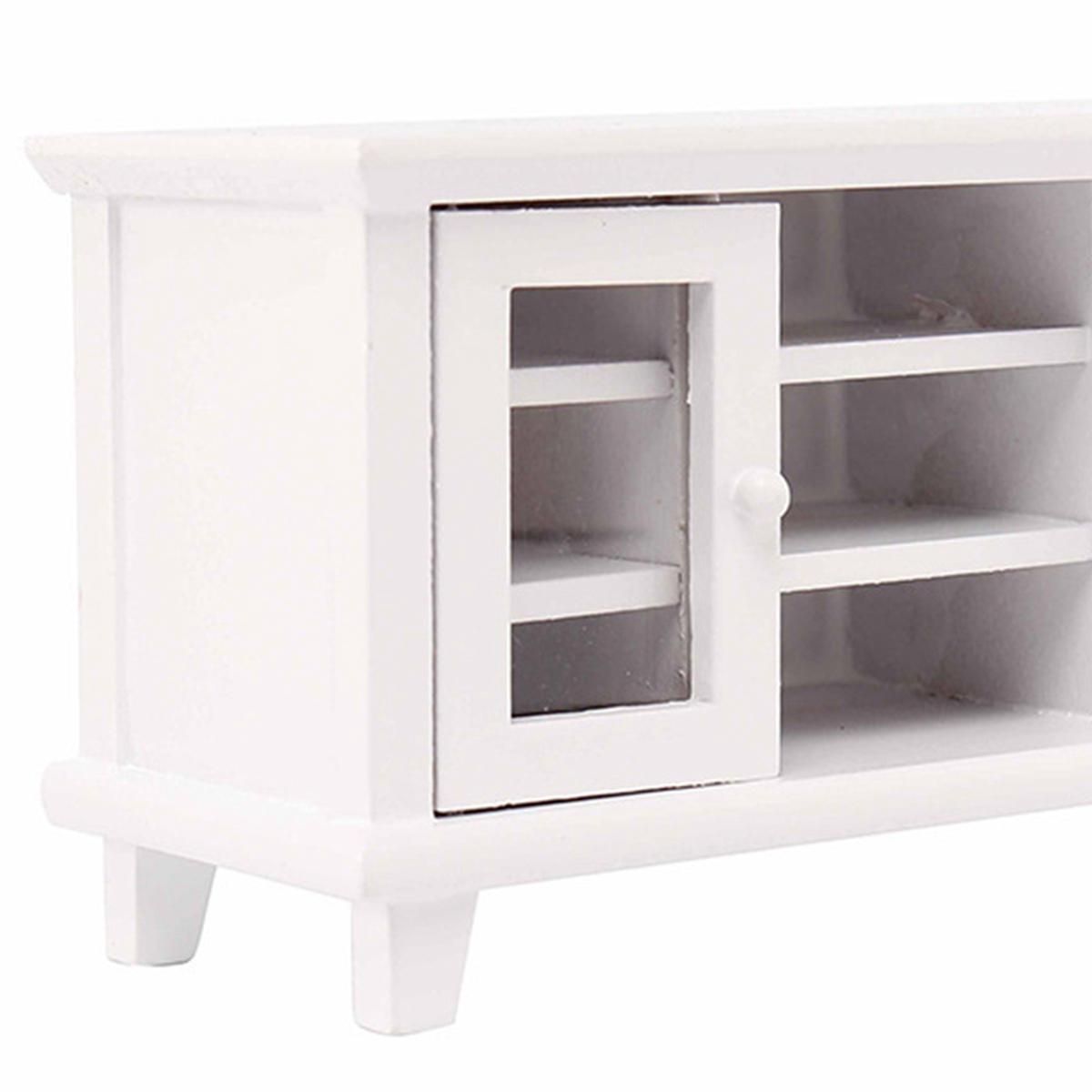1/12 Scale Dollhouse Furniture Miniatures TV Cabinet Stand