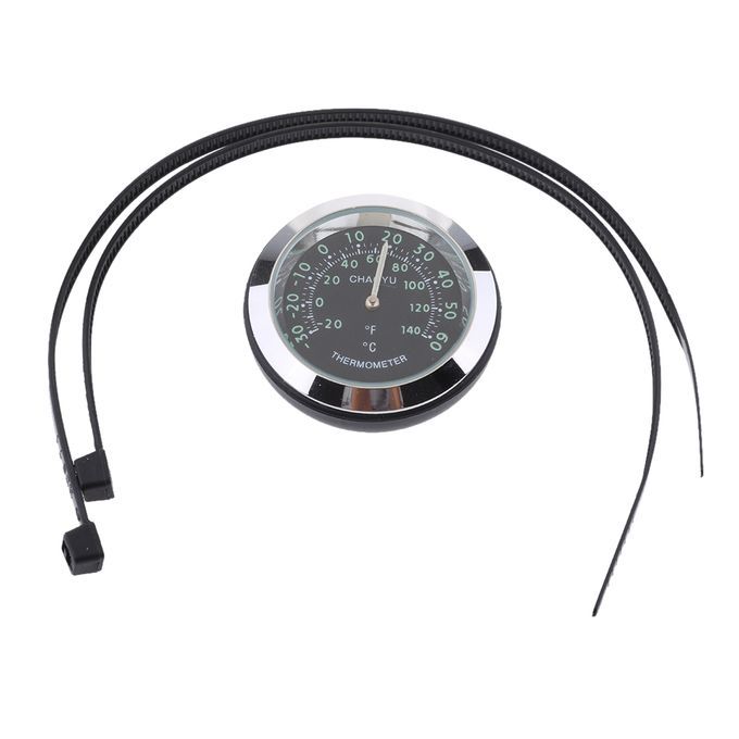 Universal Motorcycle Motorbike Handlebar Temperature  Black
