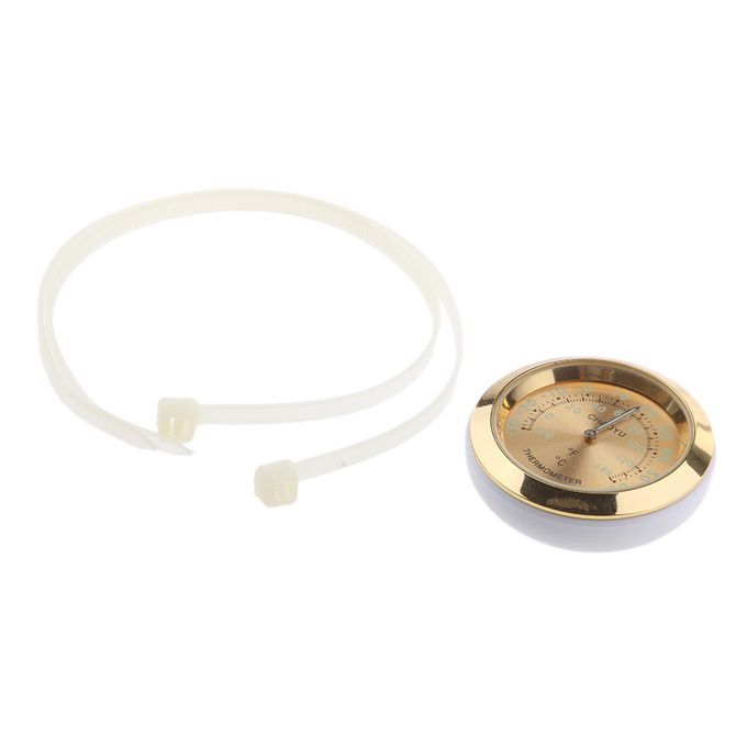 Universal Motorcycle Bike Handlebar Mount Temperature  Gold
