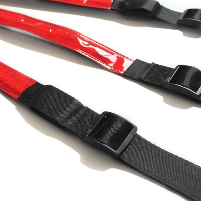 LED Horse Breastplate Collar Harness 3 Lighting Modes Battery Red