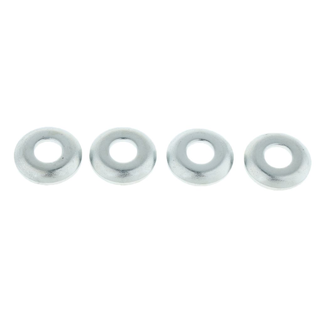 4Pcs Longboard Skateboard Aluminum Trucks  Cups Silver Cone