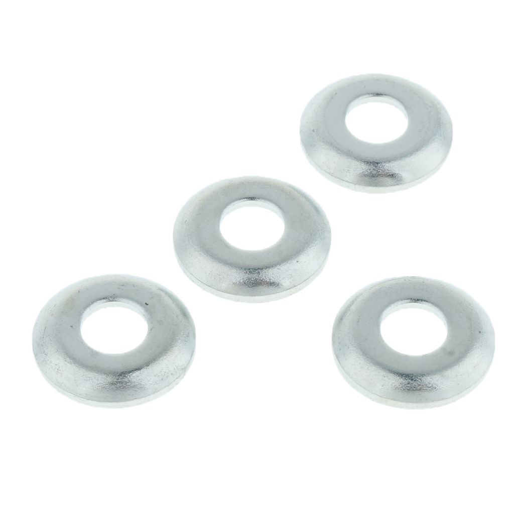 4Pcs Longboard Skateboard Aluminum Trucks  Cups Silver Cone