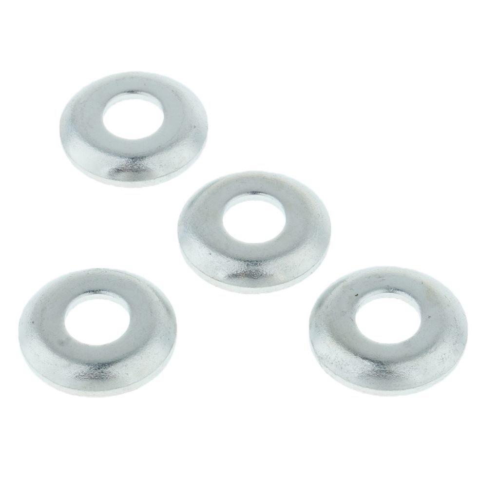 4Pcs Longboard Skateboard Aluminum Trucks  Cups Silver Cone