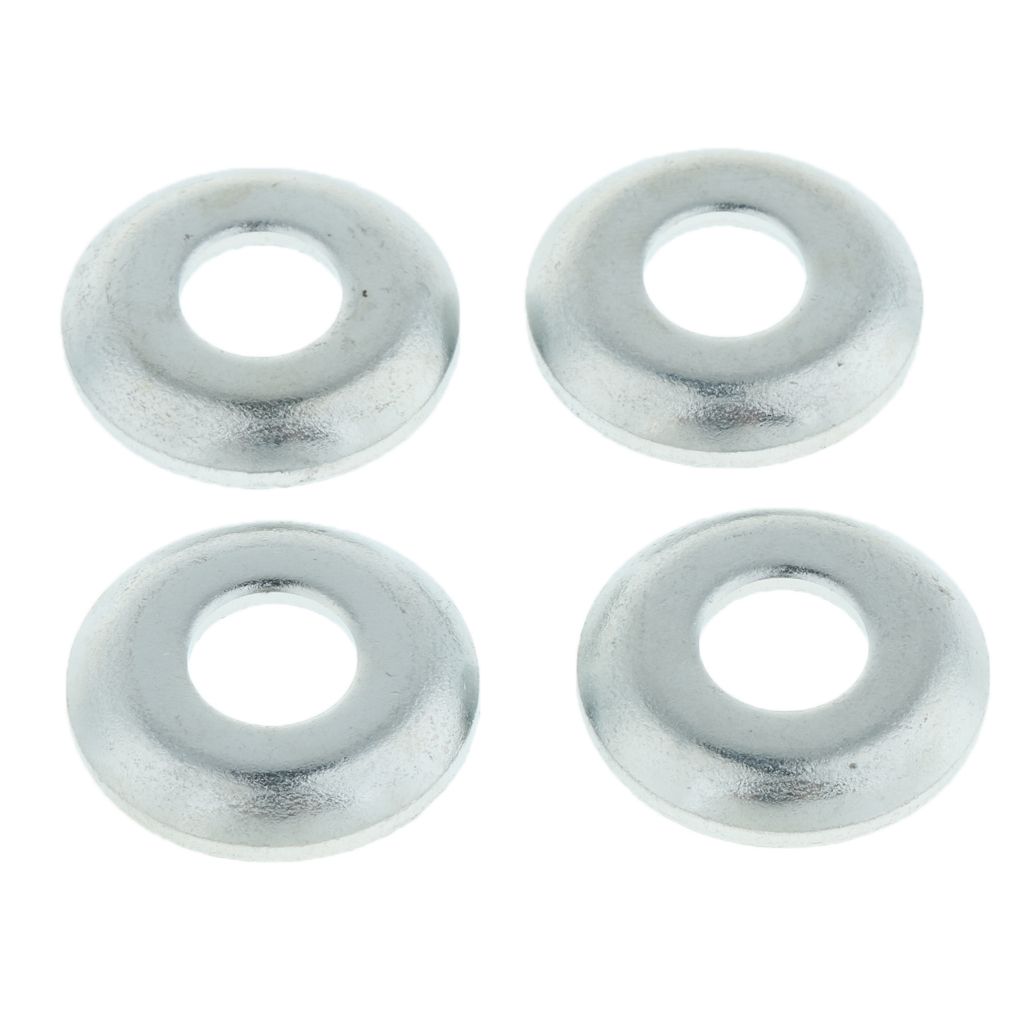 4Pcs Longboard Skateboard Aluminum Trucks  Cups Silver Cone