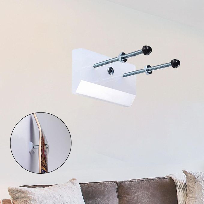 3x Skateboard Wall Hanger Luxury Floating Wall Mount Bedroom