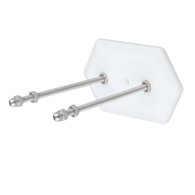 Acrylic Skateboard Wall Mount Vertical Longboard Display White 1PC