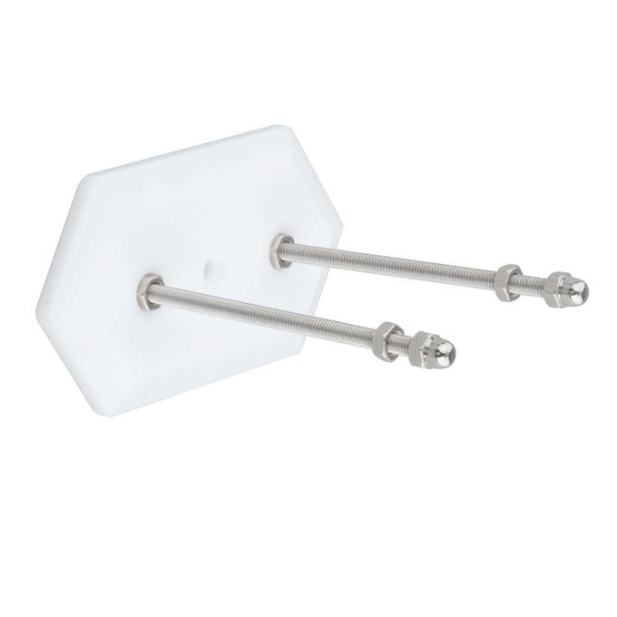 Acrylic Skateboard Wall Mount Vertical Longboard Display White 1PC