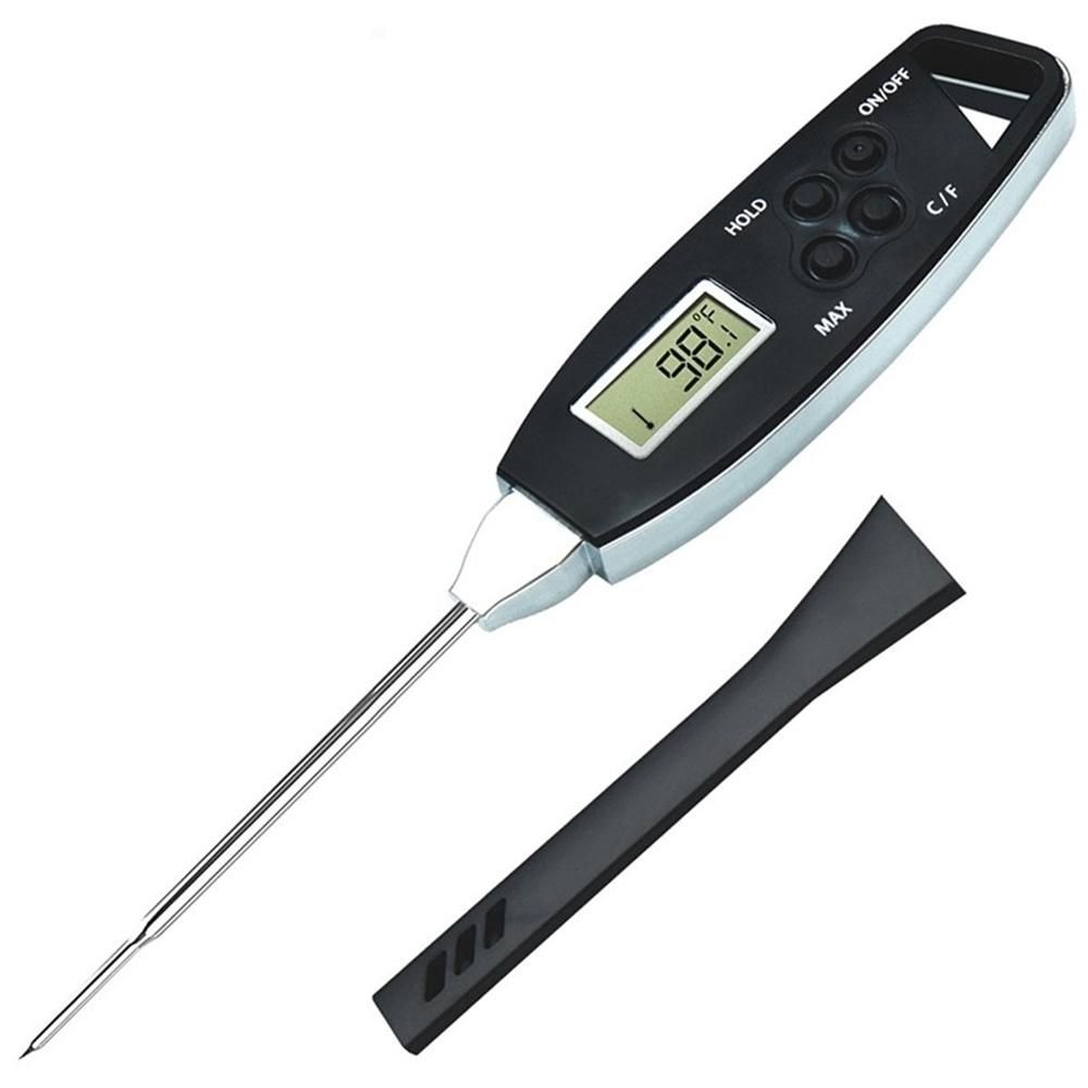 Instant Read Meat Thermometer Waterproof Barbecue Thermometer Pen-probe Food Thermometer for Kitchen Outdoor Cooking BBQ Smoker Milk