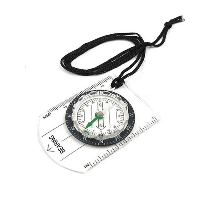 1pc Outdoor Camping Professional  Compass Refers To The North Needle Map Scale Scale Outdoor Equipment  Compass Tools travel kit
