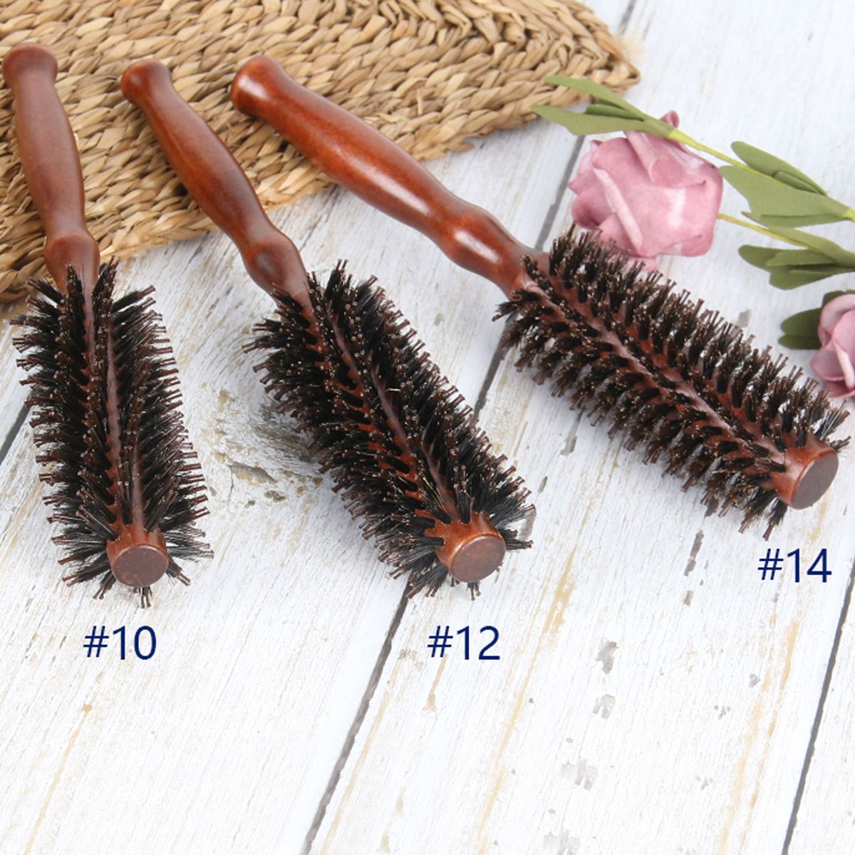 Round Brush For Blow Drying Curling Hair Styling Brush
