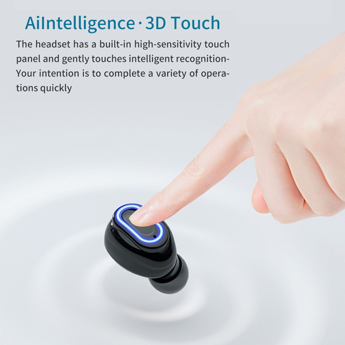 M1 BT5.1 Earphones Auto Pairing HiFi Sound Noise Reduction