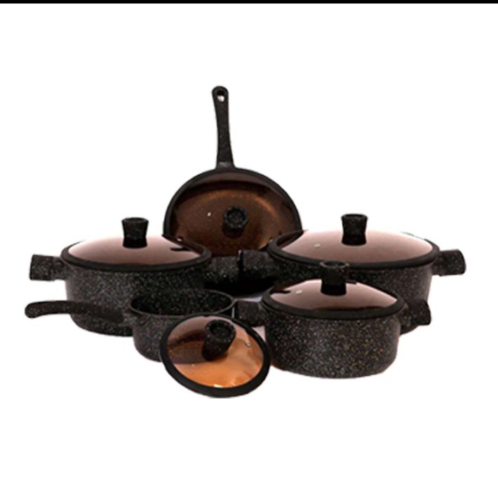 5 Pcs Non Stick Thick Cooking Pot Set