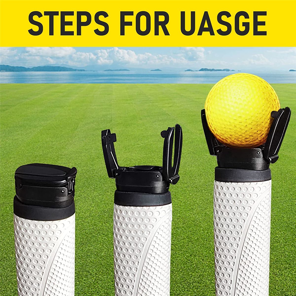 6Pcs Golf Ball Retriever, for Putter,Golf Ball Pick Up