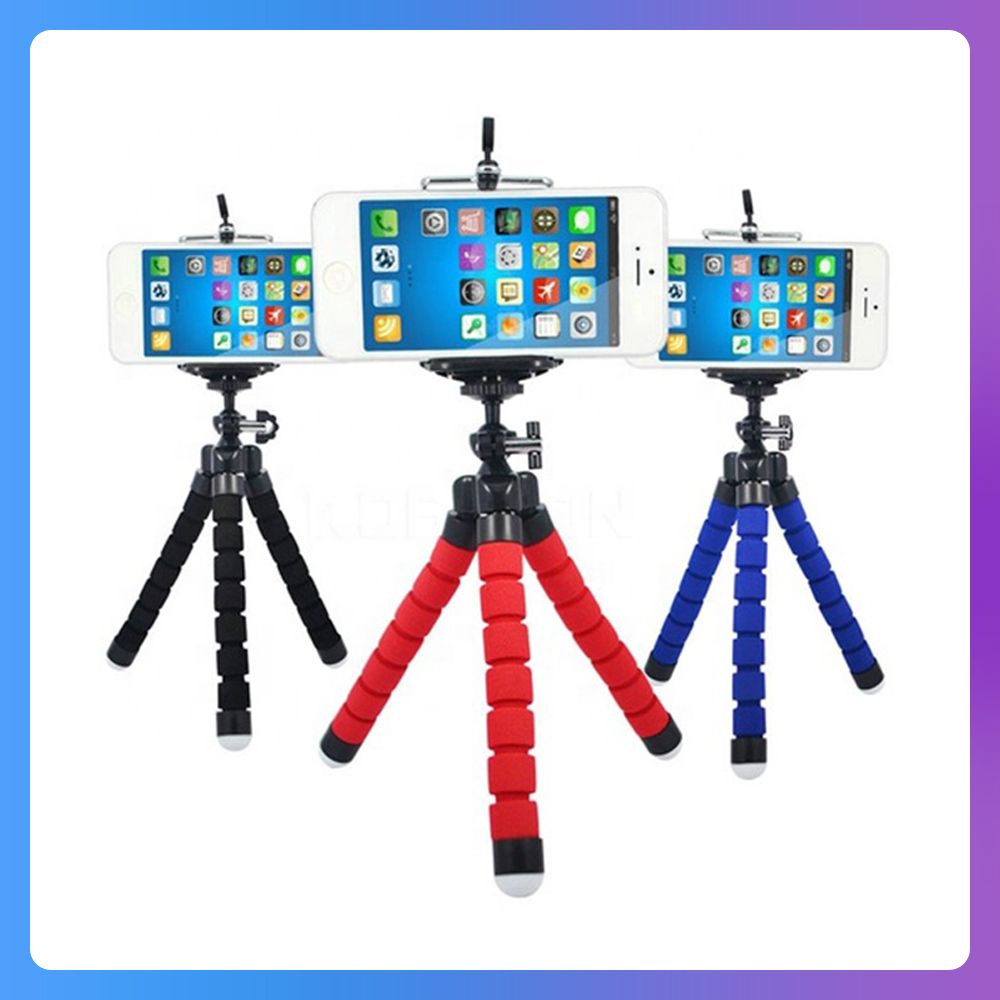Flexible Sponge Octopus Tripod Phone Holder Stand Selfie