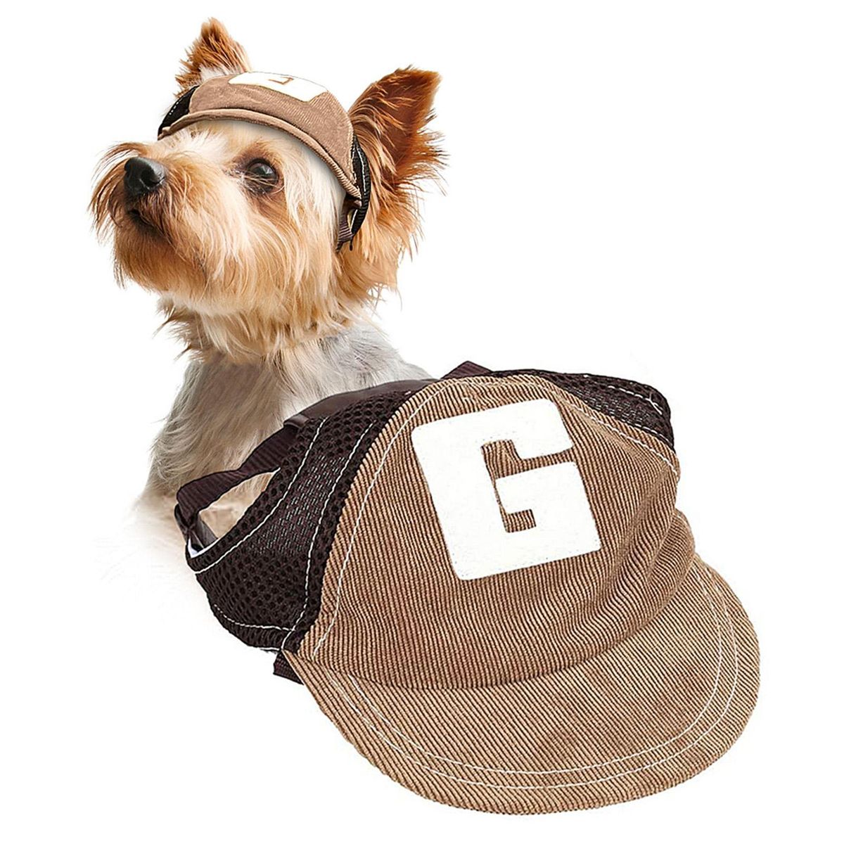 Dog Baseball Cap Letter G Adjustable Pet Summer Caps Sun Hat