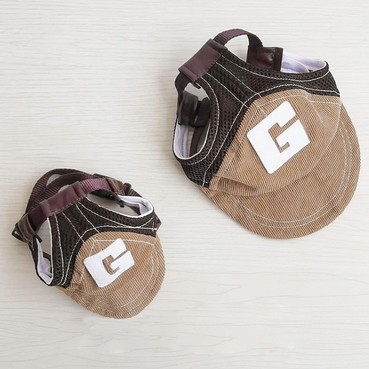 Dog Baseball Cap Letter G Adjustable Pet Summer Caps Sun Hat