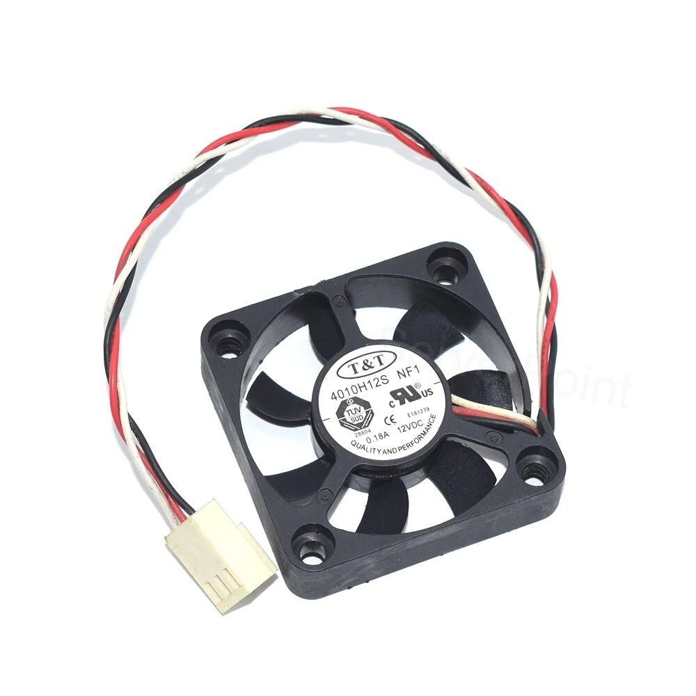 Original For VETTE 4010H12S DC12V 0.18A 3pin 3wire 4010 40X40X10MM Cooling Fan