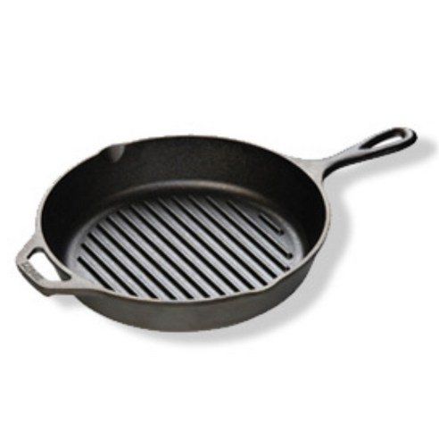 Lodge Induction Cast Iron Grill Pan 27cm