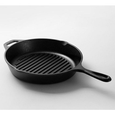 Lodge Induction Cast Iron Grill Pan 27cm