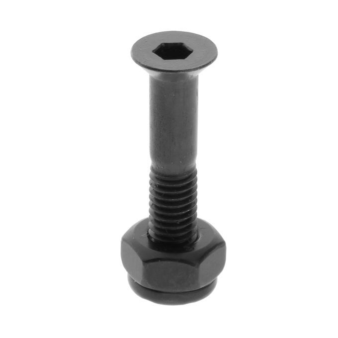 8x Longboard Skateboard Wheel Repair  Screws With Wrench Black