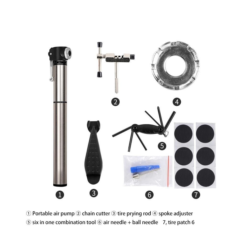 WEST BIKING Bicycle Tool Bag Multi-Function Folding Tire