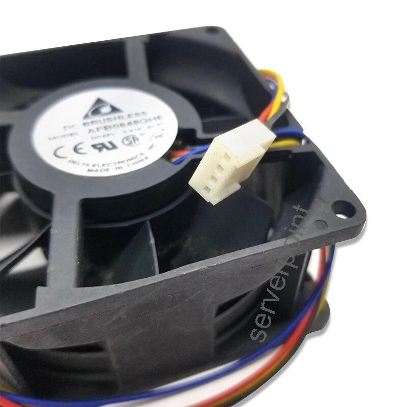Original For Delta AFB0848GHE 48V 0.41A 8038 8CM four-wire PWM cooling fan