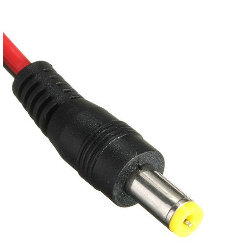 100pcs 5.5 X 2.1mm Male DC Power Jack Plug CCTV Camera Power Connection