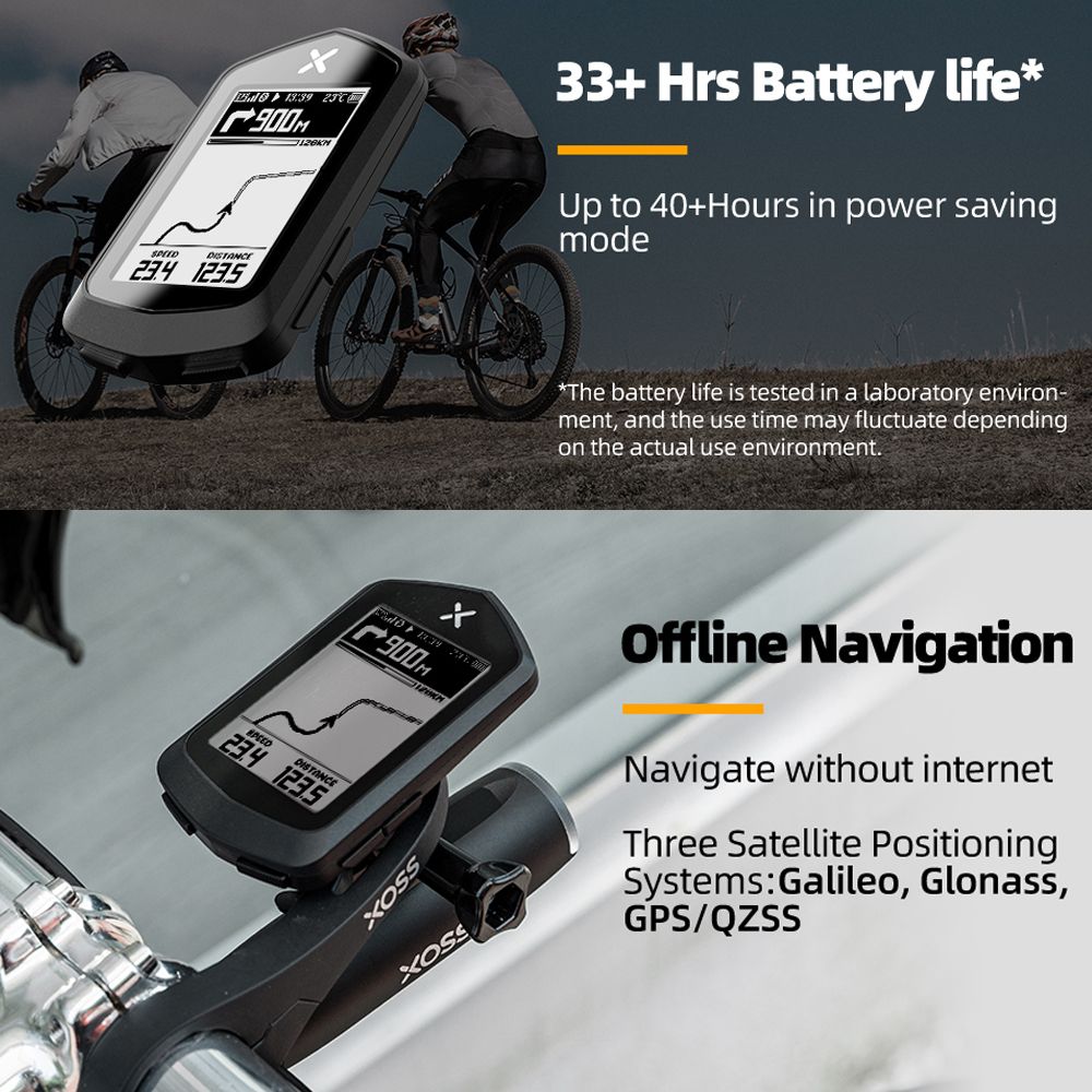 2.4inch 240 * 160 High Resolution Display Bike Computers
