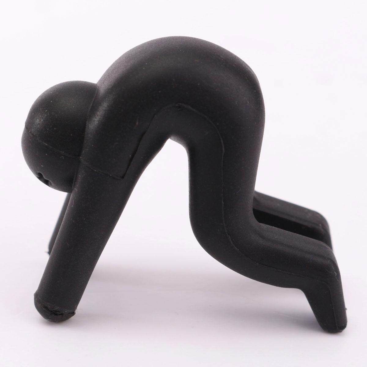 6pcs Fashion Palstic Multifunction Creative Villain Spill-proof Lid Rack New Black