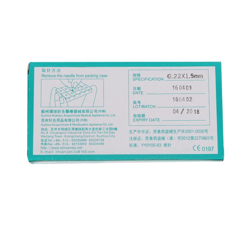 Needle Acupuncture Ear Chinese 1000pcs Boxes Intradermal Acupuncture Auricular Sterile Needle 10 Press Therapy Needle