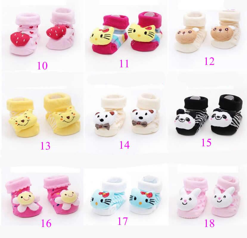 Baby Socks Slipper Newborn Anti Slip Animal Kids Toddlers
