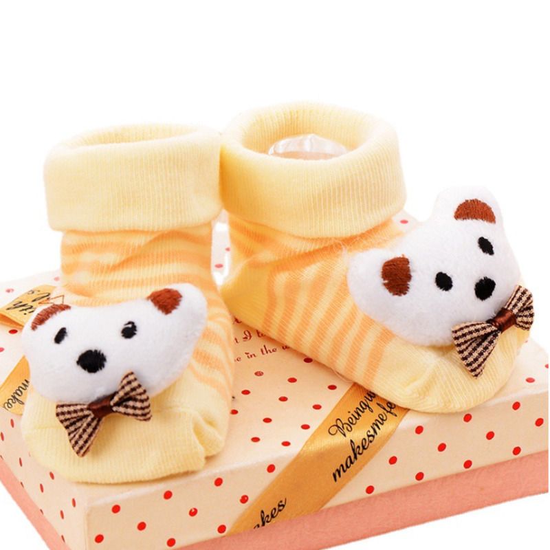 Baby Socks Slipper Newborn Anti Slip Animal Kids Toddlers