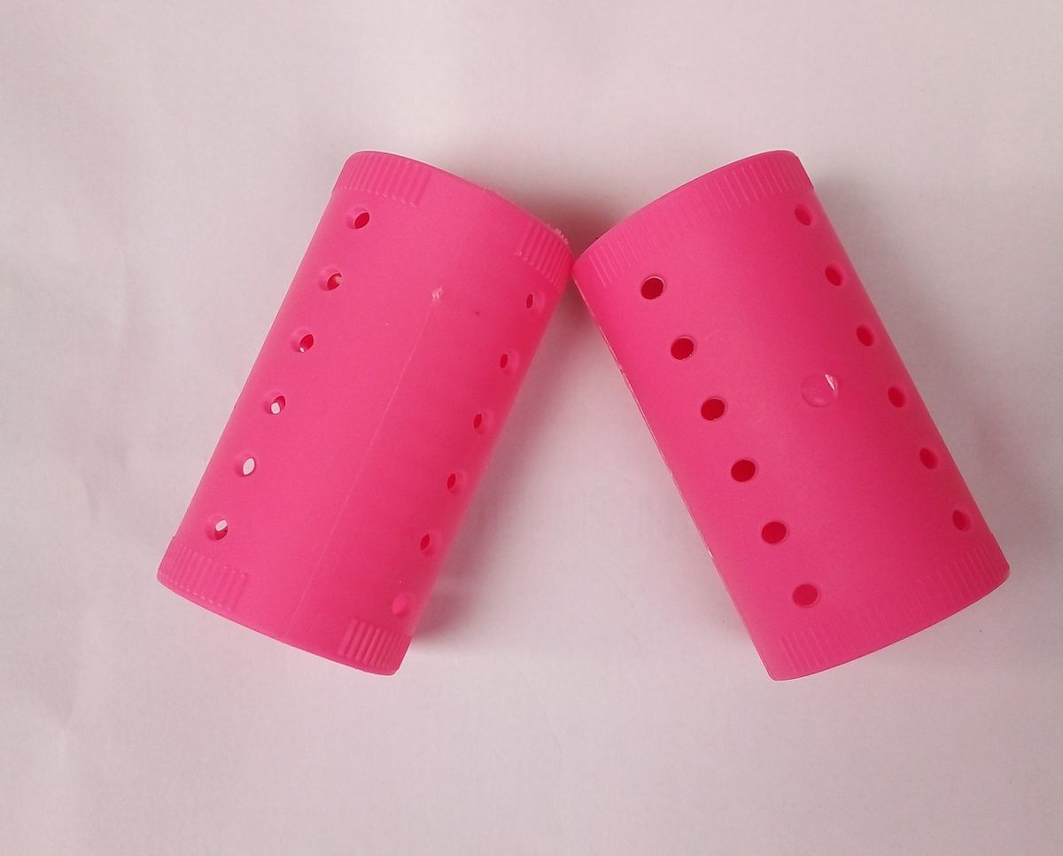 12PCS/SET PROFESSIONAL HAIR STYLING ROLLER, 7cmx3.6cm,JUMBO SIZE, PINK COLOUR