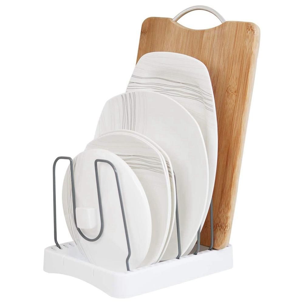 Adjustable Pan Organizer, Cookware Organizer for Lid &