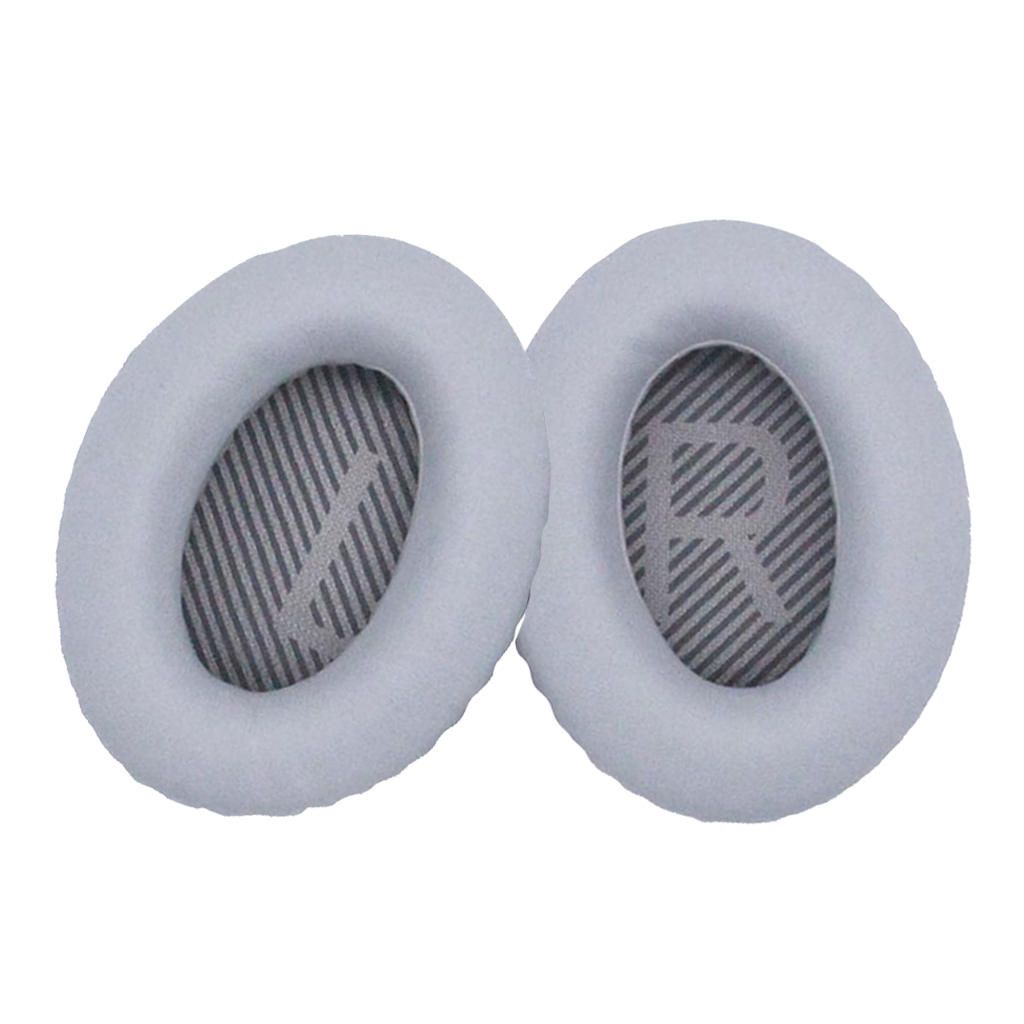 2 Piece EarPads Ear Cushions For Quiet Comfort 35(QC35) Headset Gray