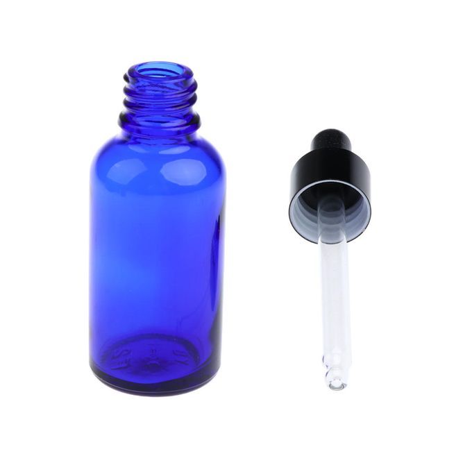 12pcs Glass Refillable Empty Essential Oils Dropper Bottles For Blue