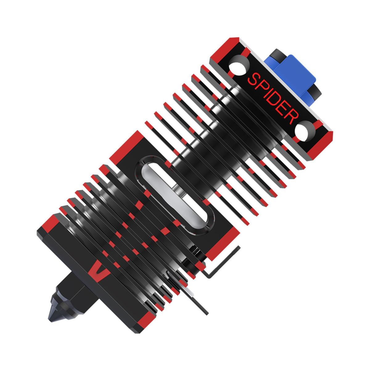 Creality 3D Printer Accessory Spider Speedy Ceramic Hotend Fast to Heat High Flow Printing High Temperature Resistance Uniform Heating for Ender-3/ Ender-5 series/CR-10/ CR-10S/Ender-2
