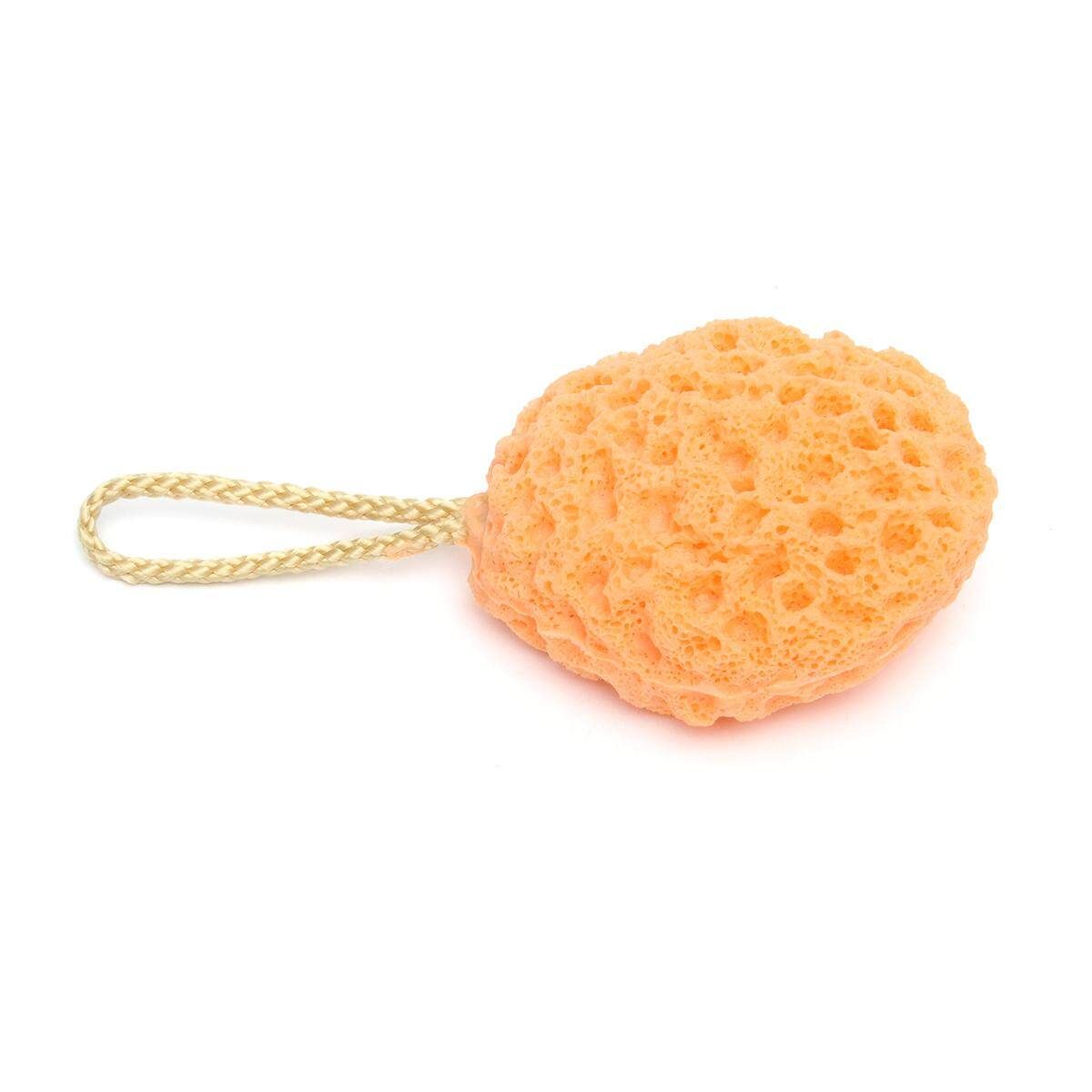 High Quality Face Cleaning Sponge Wholesale Bath Scrubber Shower Spa Sponge Body Cleaning Orange Red