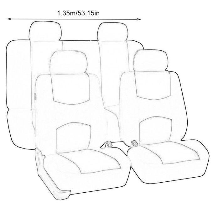 Universal Car Seat Cover Fits Most Brand Of Protector Beige